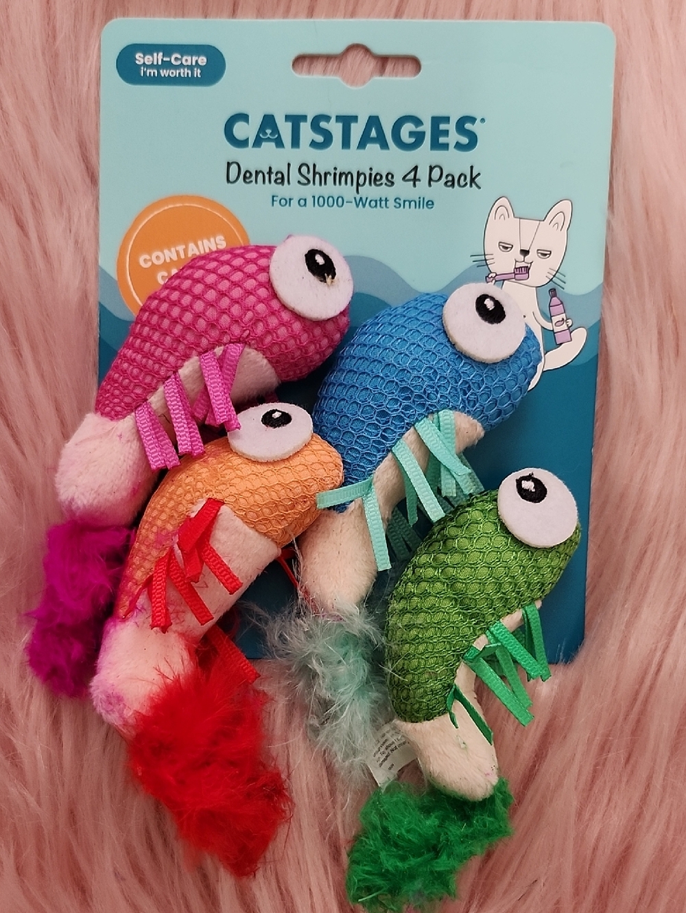 Brand New CATSTAGES DENTAL SHRIMPIES-4CT **NOTE**